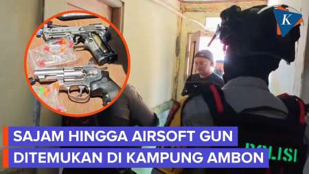 Polisi Bobol Indekos Di Kampung Ambon, Temukan Senjata Dan Klip Sabu