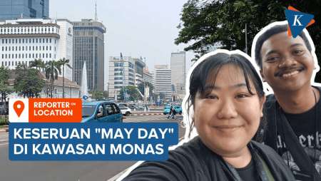 Situasi Terkini Hari Buruh, Jalan Medan Merdeka Kembali Dibuka