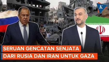 Rusia dan Iran Desak Gencatan Senjata di Gaza