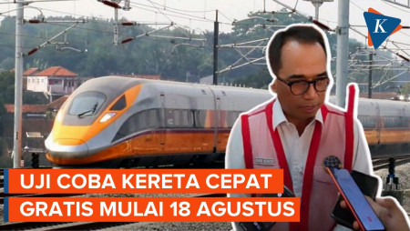 Menhub Jelaskan Mekanisme Gratis untuk Coba Kereta Cepat Jakarta-Bandung