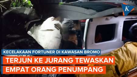 Fortuner Terjun ke Jurang di Kawasan Bromo, 4 Penumpang Meninggal Dunia