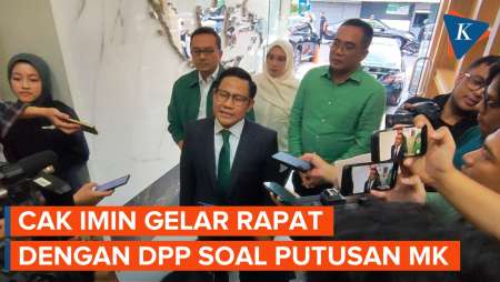 Cak Imin Gelar Rapat Laporkan Putusan MK ke Pengurus DPP PKB