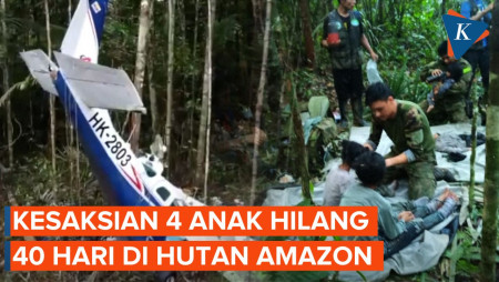 4 Anak Bertahan Hidup 40 Hari di Hutan Amazon Berkat Tepung Singkong, tapi Ibunya Meninggal