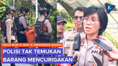Polisi Tak Temukan Barang Mencurigakan Usai Teror Bom Di SDN 15 Srengseng Sawah