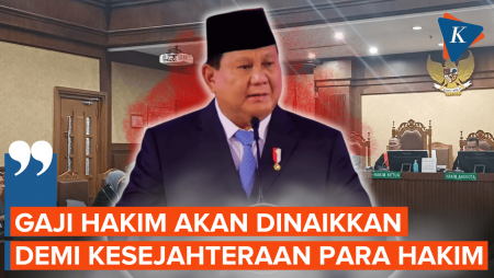 Momen Prabowo Umumkan Kenaikan Gaji Hakim, Disambut Sorakan dan Tepuk Tangan Meriah