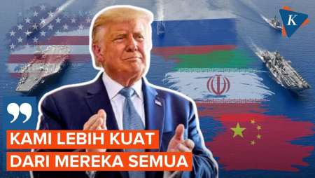 Tak Risau Rusia-China-Iran Latihan Militer, Trump: AS Lebih Kuat