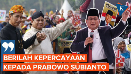 Pujian dari Prabowo dan Janji Lanjutkan Program yang Dirintis Jokowi...