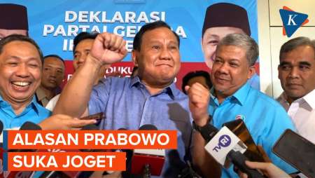 Dicap Suka Joget, Prabowo: Hatinya Lagi Gembira karena…