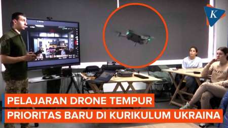 Anak-anak Ukraina Diajari Gunakan Drone Tempur di Sekolah