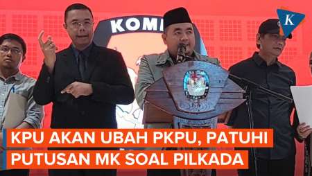 Ikuti MK, KPU Akan Ubah Aturan Ambang Batas dan Usia Calon Kepala Daerah