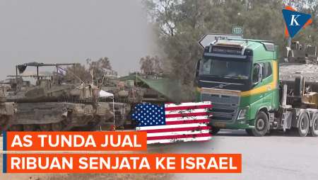 AS Tunda Jual Senjata ke Israel di Tengah Meningkatnya Ketegangan di Jalur Gaza