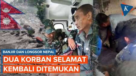 Warga China Dan Satu Perempuan Ditemukan Selamat 10 Hari Usai Banjir Nepal