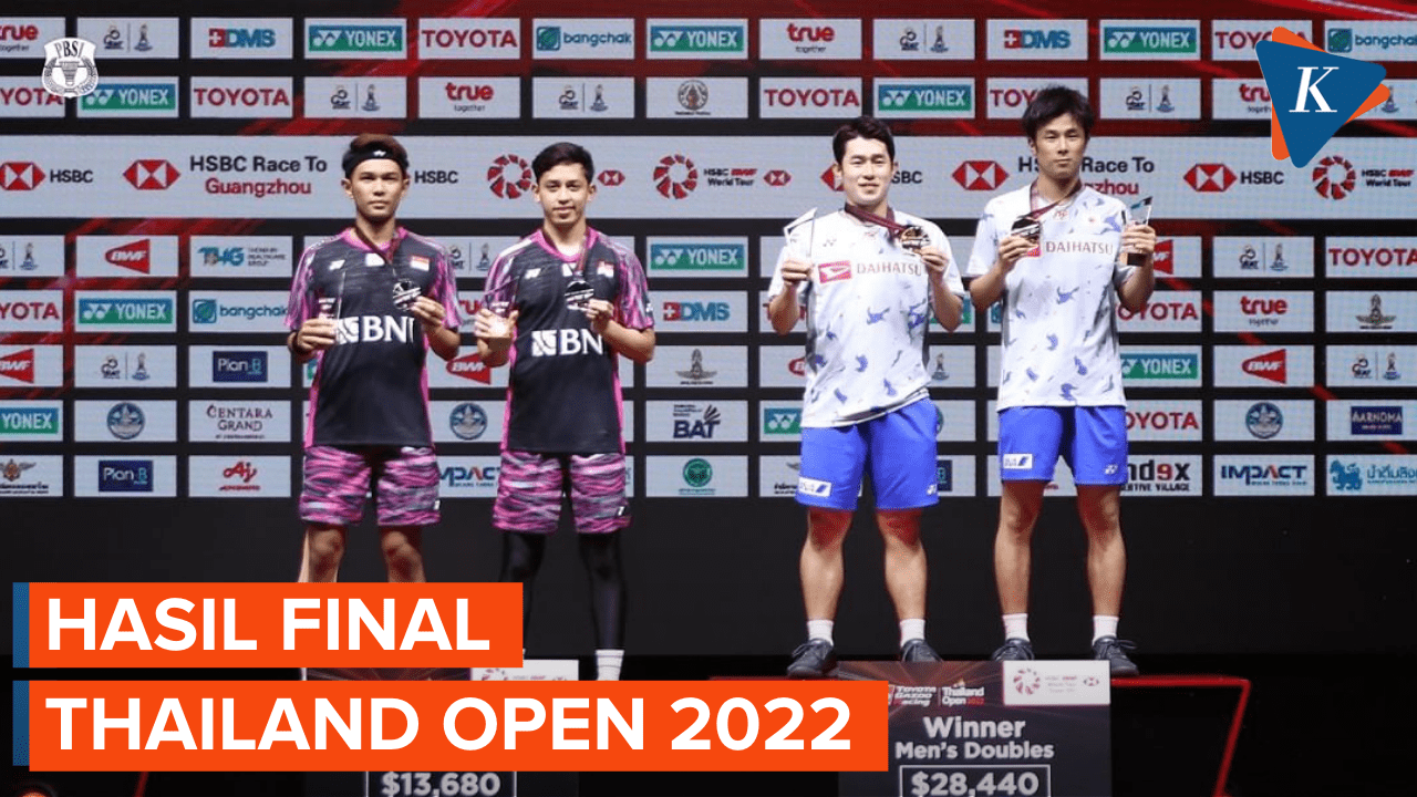 Fajar/Rian Mundur, Ganda Jepang Jadi Juara Thailand Open 2022