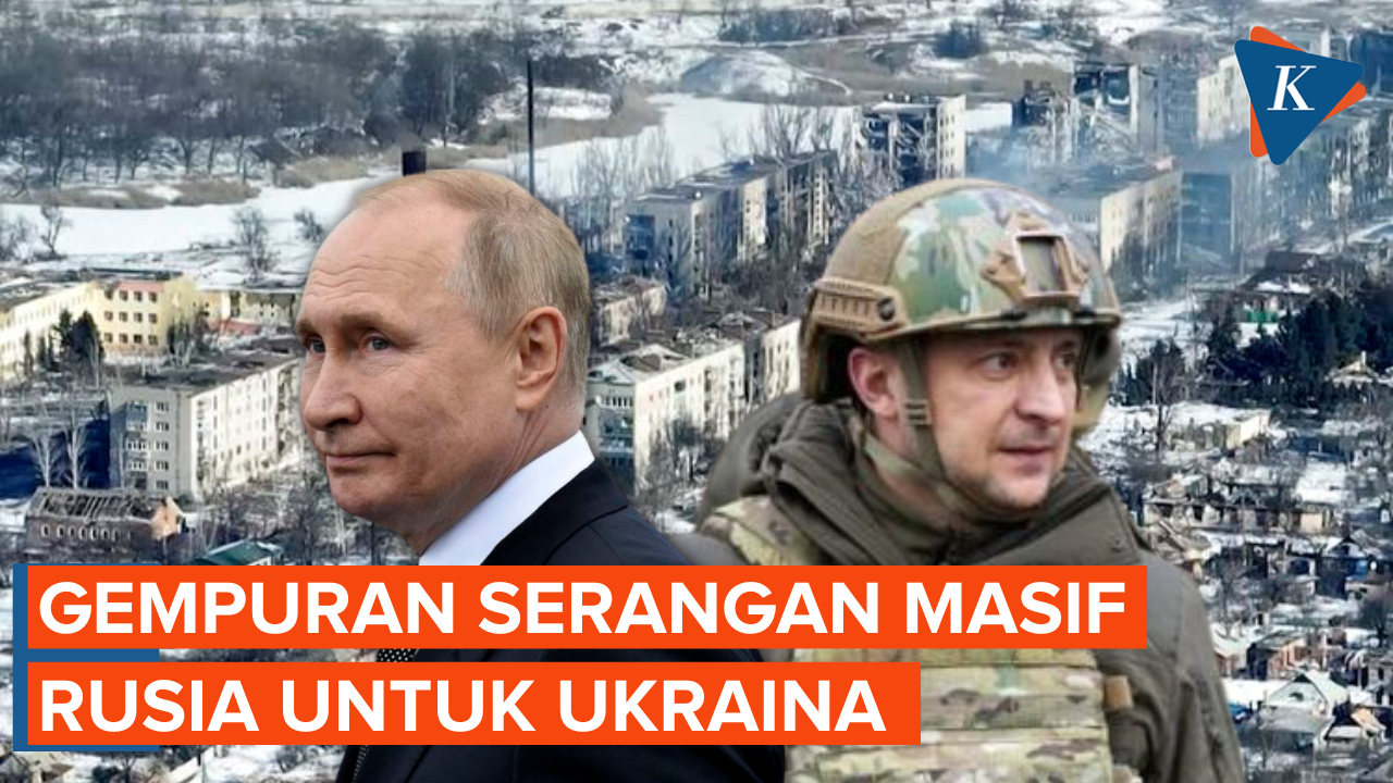 Rusia Hajar Lagi Ukraina dengan Serang Besar-Besaran