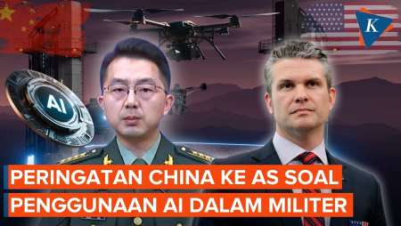 China Peringatkan AS Soal Bahaya Penggunaan AI Dalam Militer