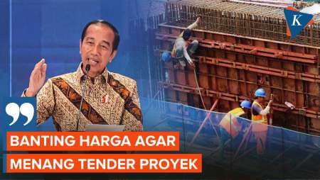 Jokowi Sebut Banyak Perusahaan Konstruksi Saling Banting Harga, tapi..