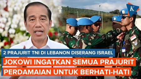 Jokowi Minta Semua Pasukan TNI di Lebanon Hati-hati setelah Serangan Tank Merkava Israel