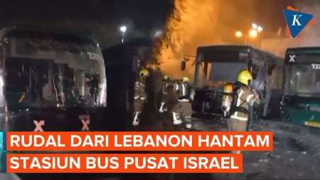 Api Berkobar, Rudal dari Lebanon Menghantam Stasiun Bus Kota Kiryat Shmona Israel