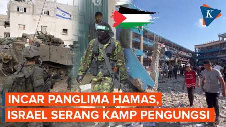 Incar Panglima Hamas, Israel Serang Kamp Pengungsi di Khan Younis Gaza