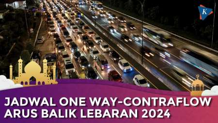 Jadwal One Way dan Contraflow Saat Arus Balik Lebaran 2024