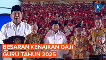 Prabowo Umumkan Gaji Guru Naik Tahun 2025, Berapa Besarannya?