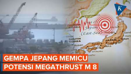 Gempa Jepang M 6,9 Tak Picu Tsunami, Pakar Ingatkan Potensi Gempa Megathrust Magnitudo 8