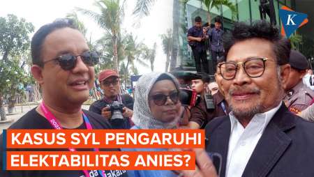 Anies Sebut Kasus Syahrul Yasin Limpo Tak Pengaruhi Elektabilitasnya