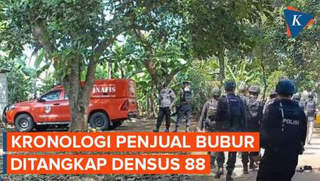 Kronologi Penjual Bubur di Karawang Ditangkap Densus 88, Diduga Teroris