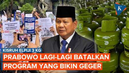 Gara-gara Polemik Elpiji 3 Kg, Prabowo Lagi-lagi Batalkan Program yang Bikin Gaduh