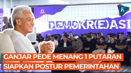 Pede Menang Pemilu 1 Putaran, Ganjar Akui Sudah Tentukan Susunan Pemerintahan