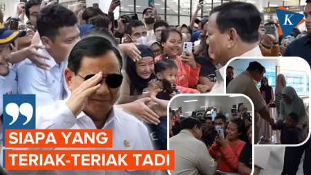 Warga Teriak Nama Prabowo, Presiden Dekati Kerumunan Dan Peluk Cium Anak Kecil