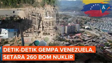 Detik-detik Gempa Kembar Guncang Venezuela, Setara 260 Bom Nuklir