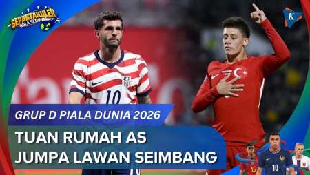 Bedah Kekuatan Grup D Piala Dunia 2026: Persaingan Merata, Beban Tuan Rumah AS