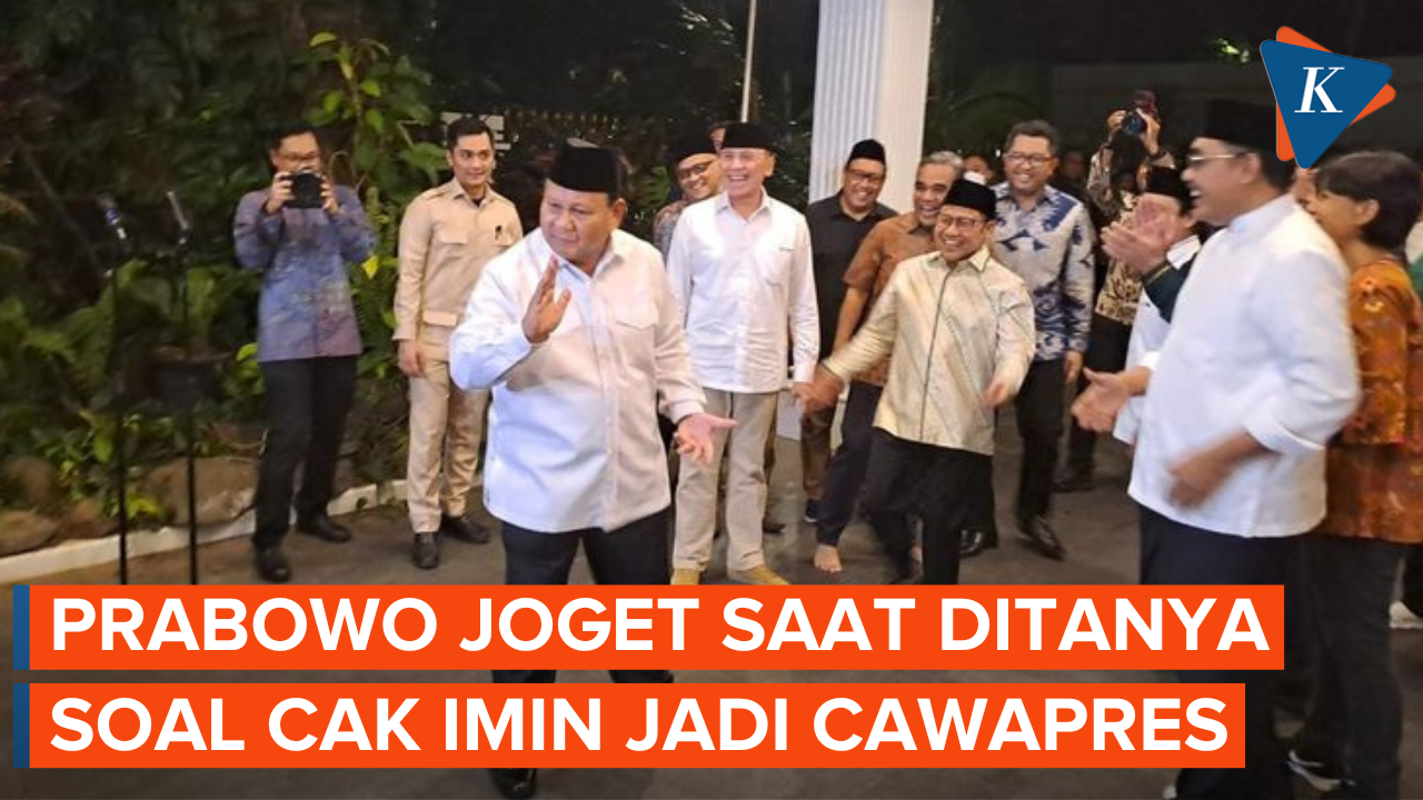 Prabowo Semringah Sampai Joget, Yakin Pilih Cak Imin Jadi Cawapres?