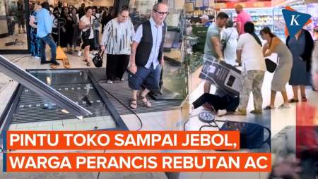 Ricuh! Warga Perancis Berebut AC Saat Panas Ekstrem, Pintu Toko Jebol