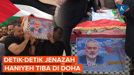 Jenazah Haniyeh Tiba di Doha, 