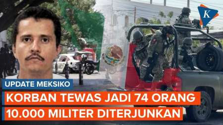 Update Meksiko: Korban Tewas Tembus 74 Orang, 10.000 Prajurit Diterjunkan