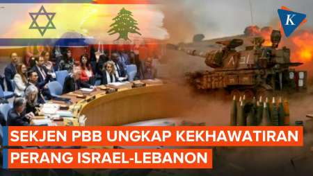 Situasi Lebanon di Tengah Gempuran Israel Buat Sekjen PBB Sangat…