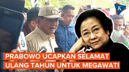 Megawati Ulang Tahun, Prabowo: Semoga Panjang Umur, Sehat Selalu