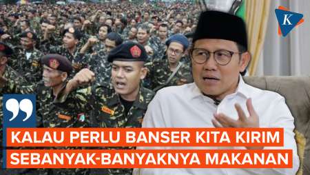 Saat Cak Imin Minta Panitia Muktamar PKB  Kirim Makanan ke Peserta Apel GP Ansor...