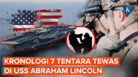 Media Iran Ungkap Kronologi Tewasnya 7 Tentara AS Dalam Baku Hantam Di USS Abraham Lincoln