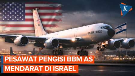 Pesawat Pengisian Bahan Bakar AS Terlihat Di Bandara Ben Gurion, Perang Semakin Dekat?