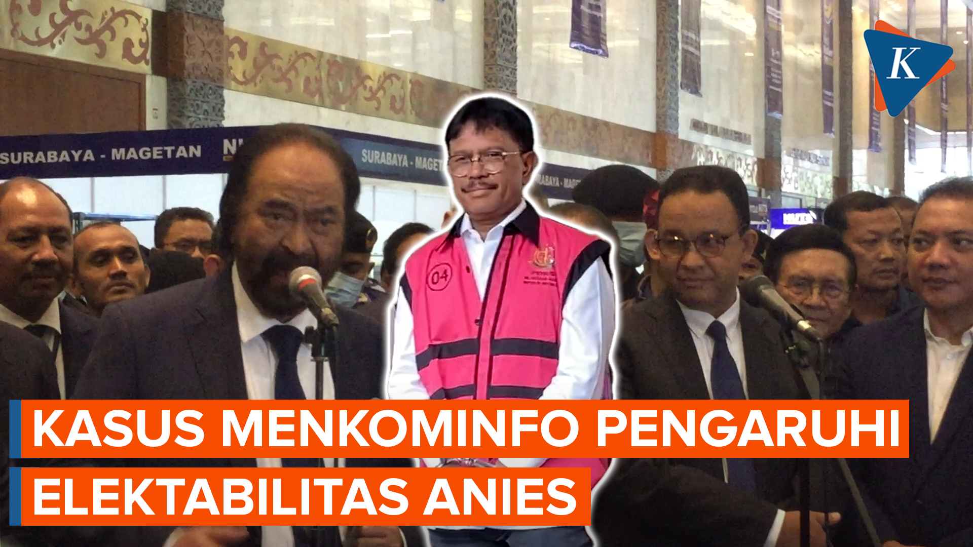 Surya Paloh Yakin Penetapan Tersangka Johnny G Plate Berdampak ke Elektabilitas NasDem-Anies