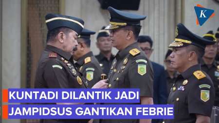 Detik-detik Kuntadi Dilantik Jadi Jampidsus, Gantikan Febrie Adriansyah