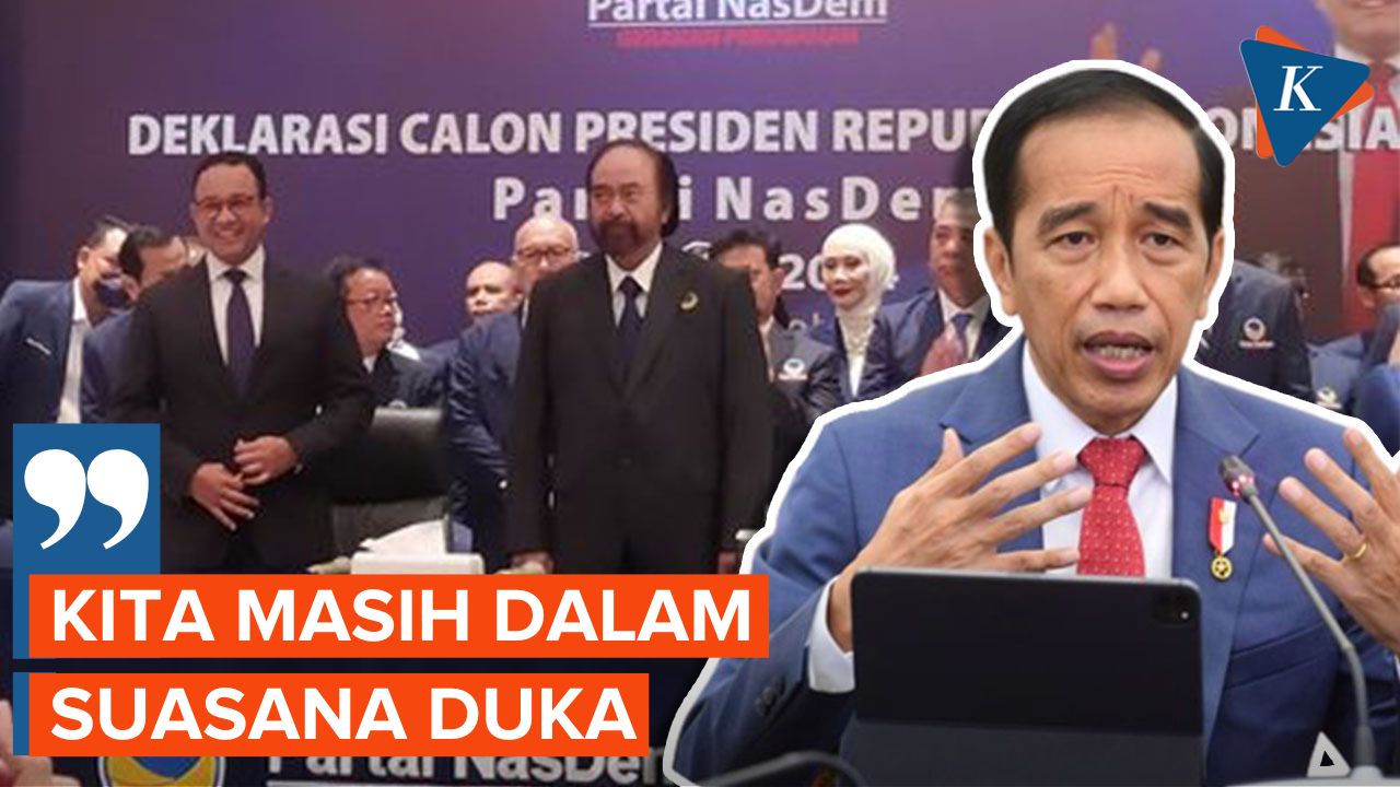 Jokowi Tak Beri Komentar soal Anies Baswedan Jadi Capres Partai Nasdem