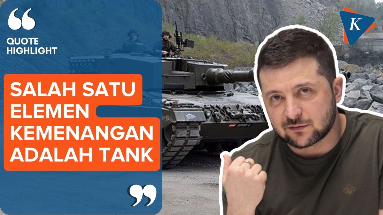 Zelensky Tunggu Keputusan Jerman untuk Kirimkan Tank ke Ukraina
