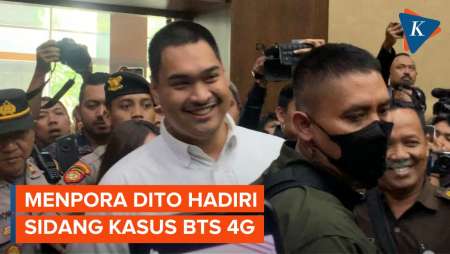 Menpora Dito Jadi Saksi Sidang Korupsi BTS 4G