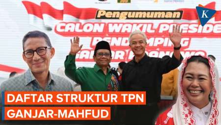 Sandiaga hingga Yenny Wahid, Ini Daftar Lengkap Struktur TPN Ganjar-Mahfud