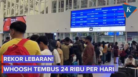 Jumlah Penumpang Whoosh Naik Drastis, Bakal hingga Akhir Pekan