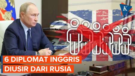 Rusia Usir 6 Diplomat Inggris Atas Tudingan Spionase